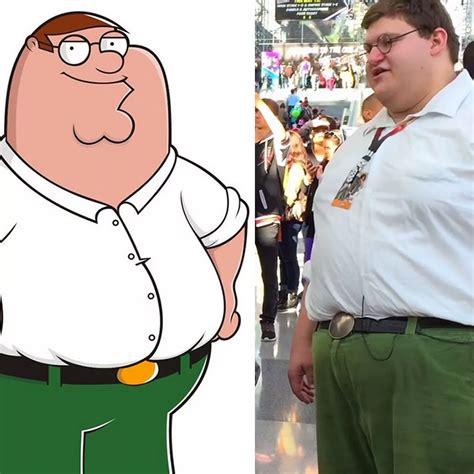 peter griffin|peter griffin in real life.